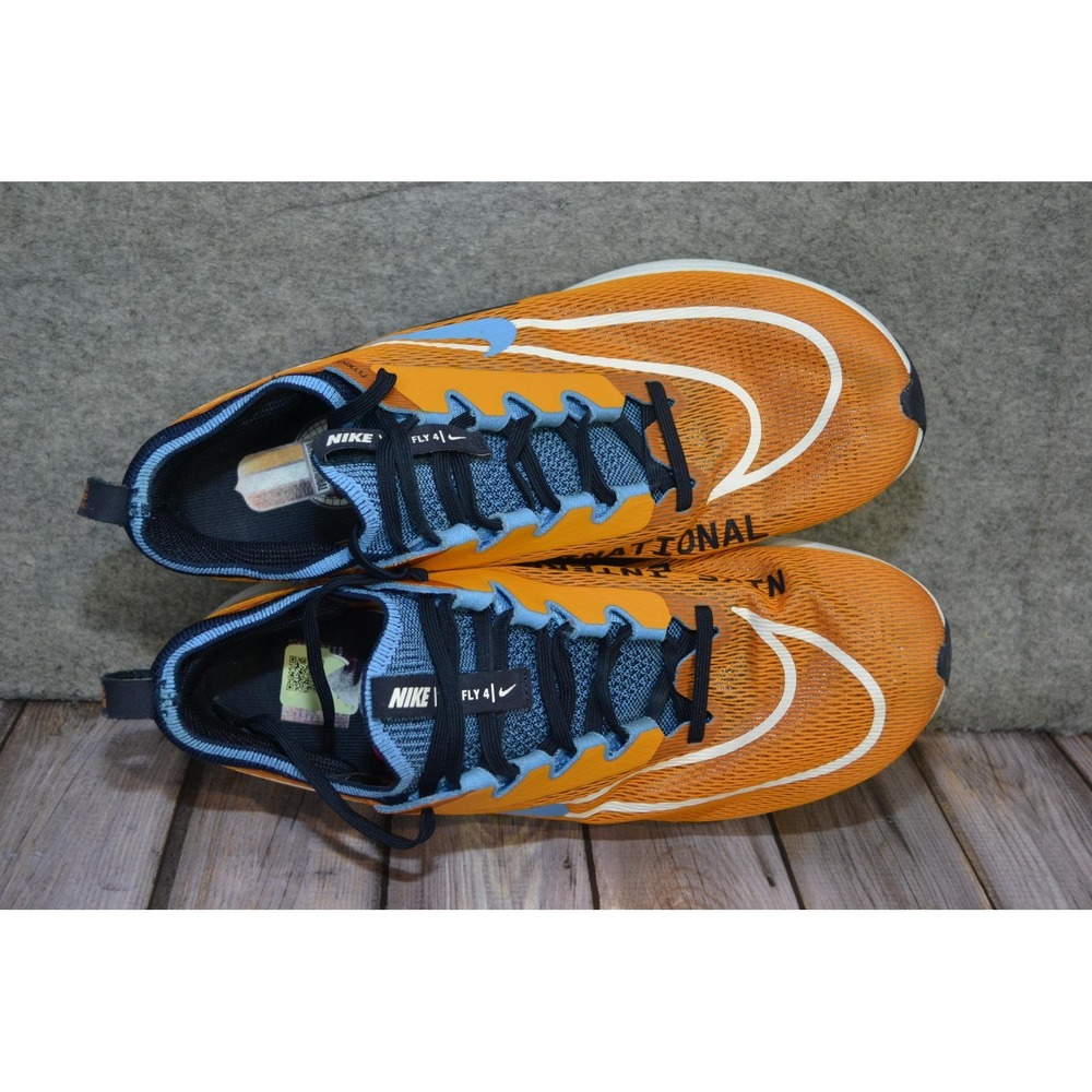 Nike Flyknit International Shoes Mens 11 Orange Low‎ Running Sneakers do9583-700 - Picture 10 of 15